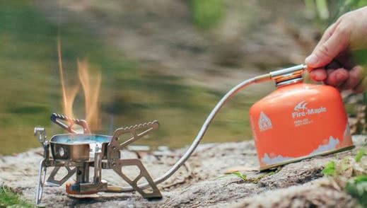 اجاق کمپینگ تک شعله zyzy شیلنگ دار ضد باد